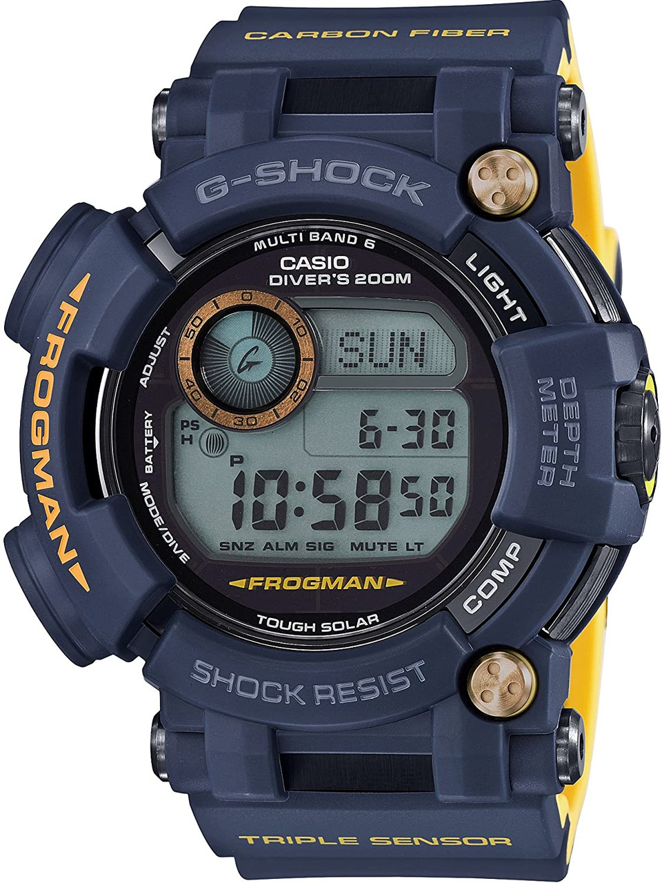 G-Shock Frogman GWF-D1000NV-2JF Master In Navy Blue - Shopping In 