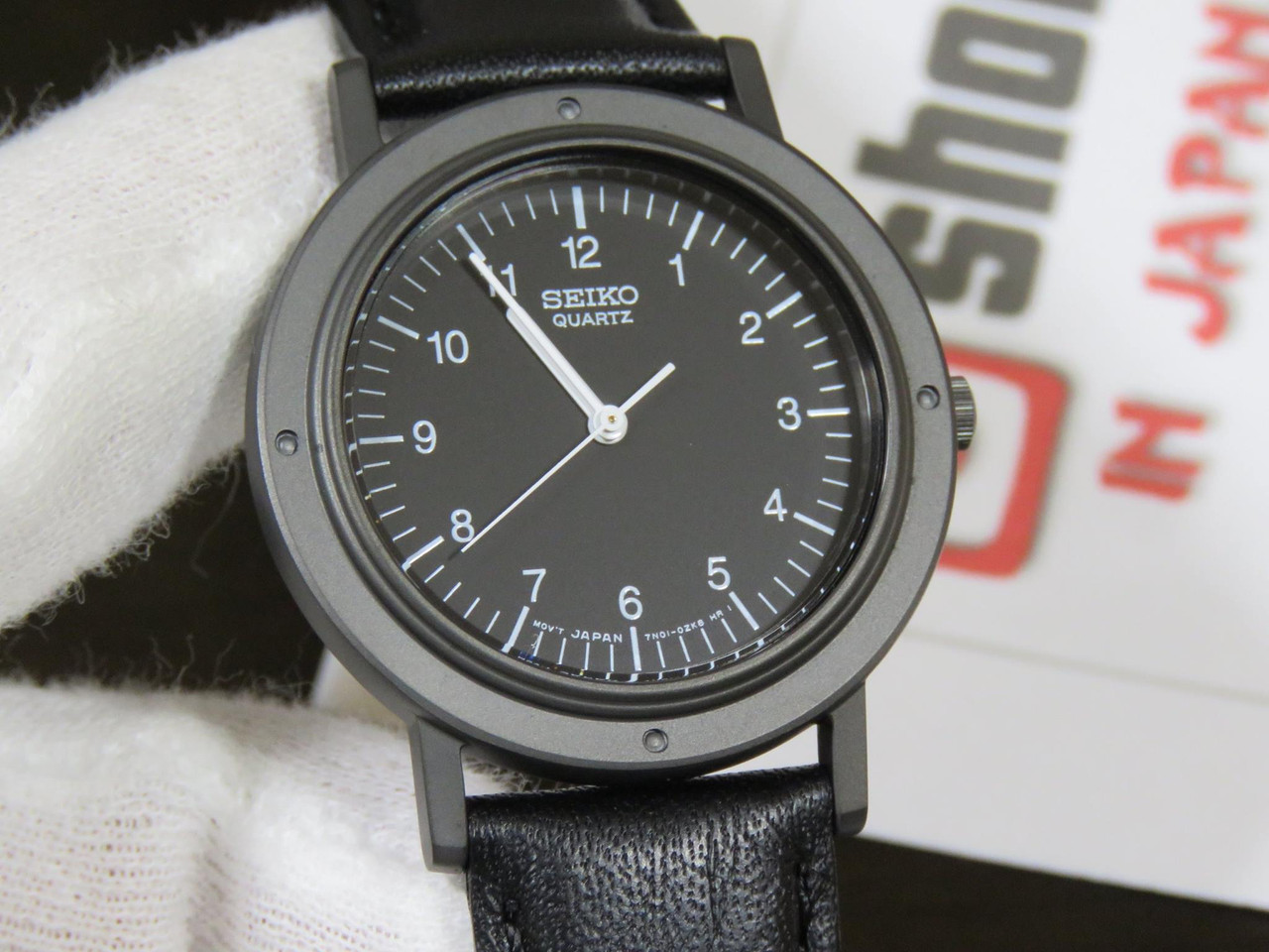 Seiko Nano Universe STEVE JOBS SCXP071 Black Dial