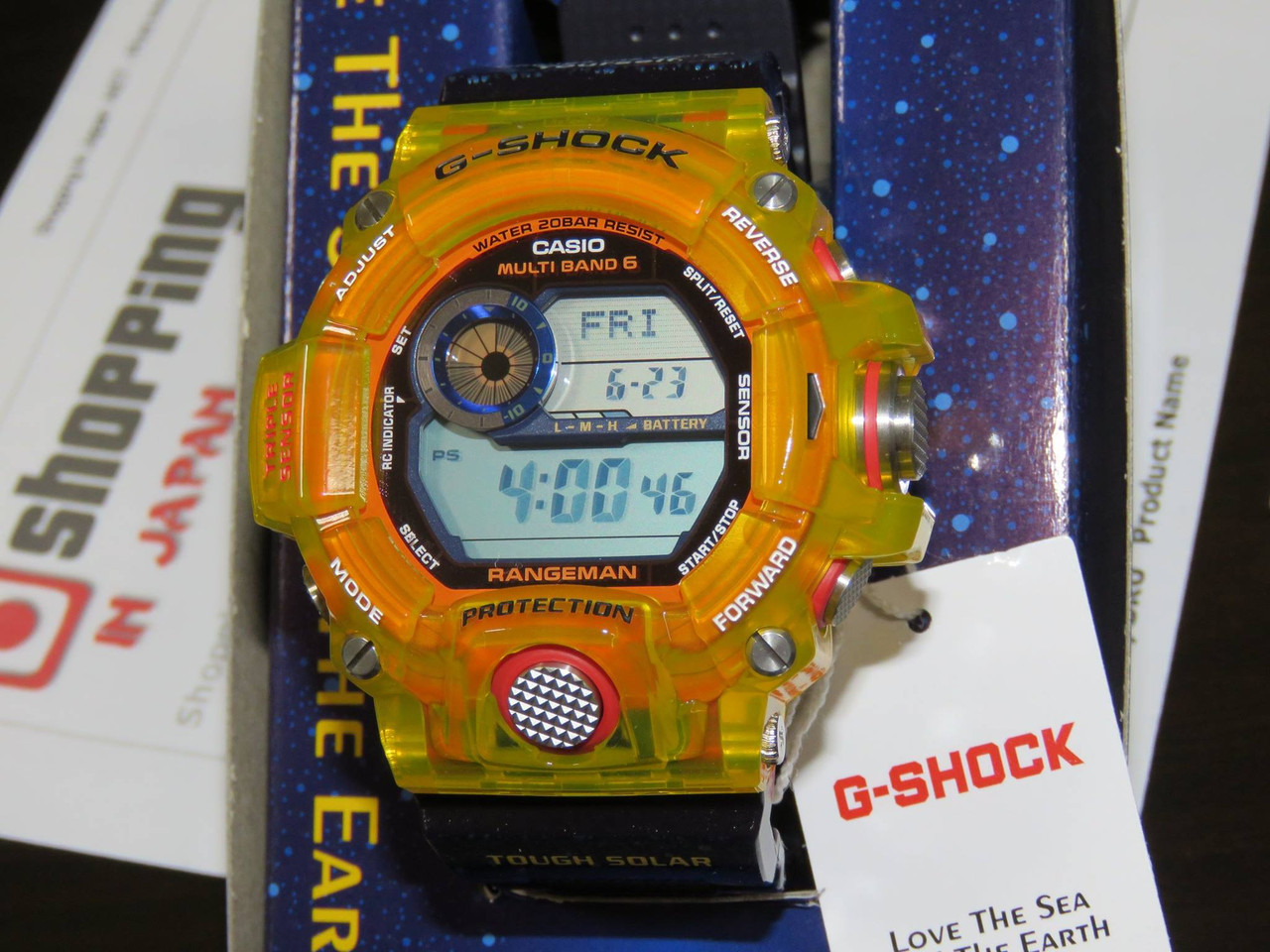 G Shock Rangeman GW 9403KJ 9JR Jelly Yellow Bezel Shopping In