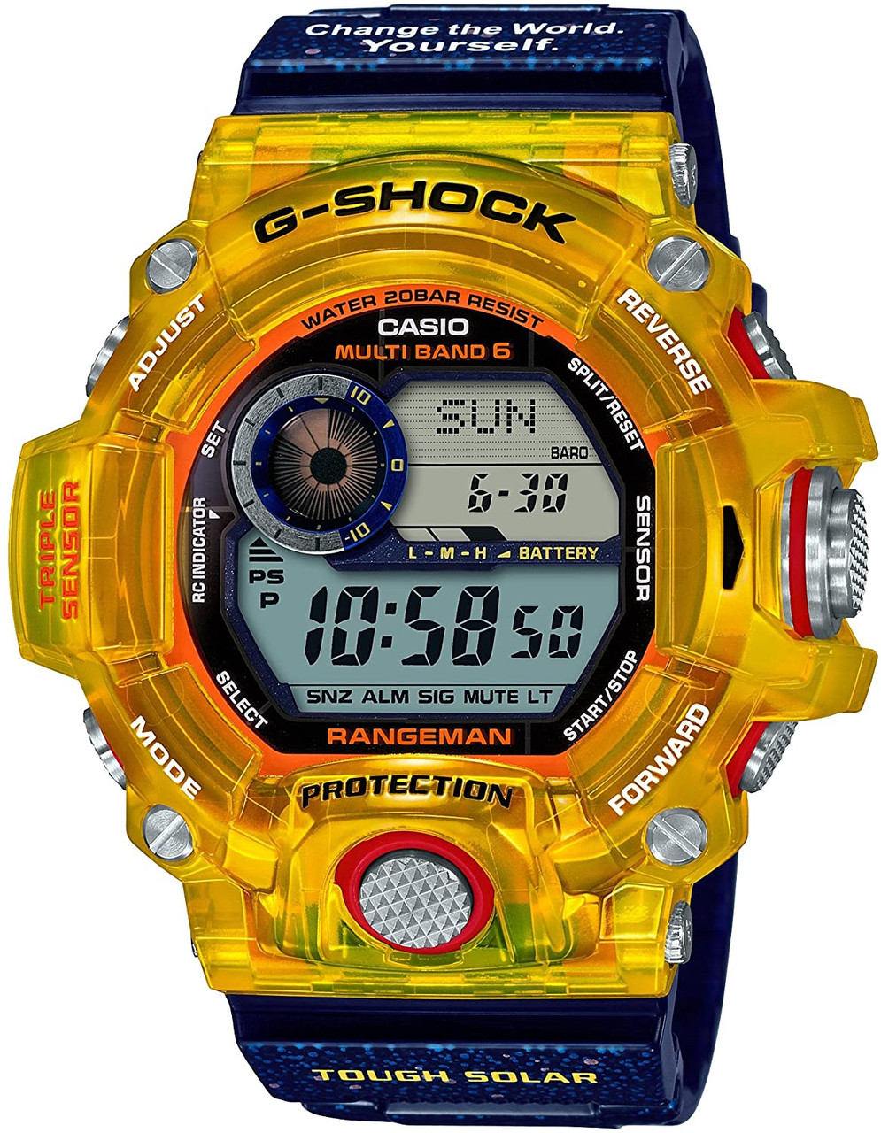 G-Shock Rangeman GW-9403KJ-9JR Jelly Yellow Bezel - Shopping In 