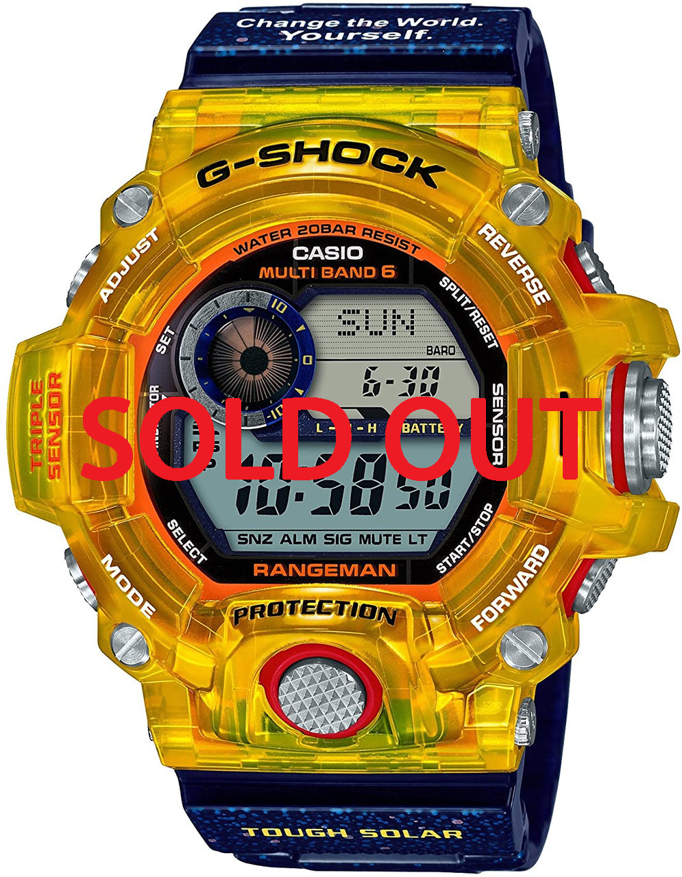 G-Shock Rangeman GW-9403KJ-9JR Jelly Yellow Bezel