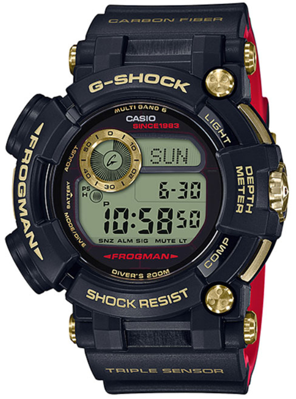 Casio GWF-D1035B-1JR Frogman Gold Tornado Watch | 35th Years