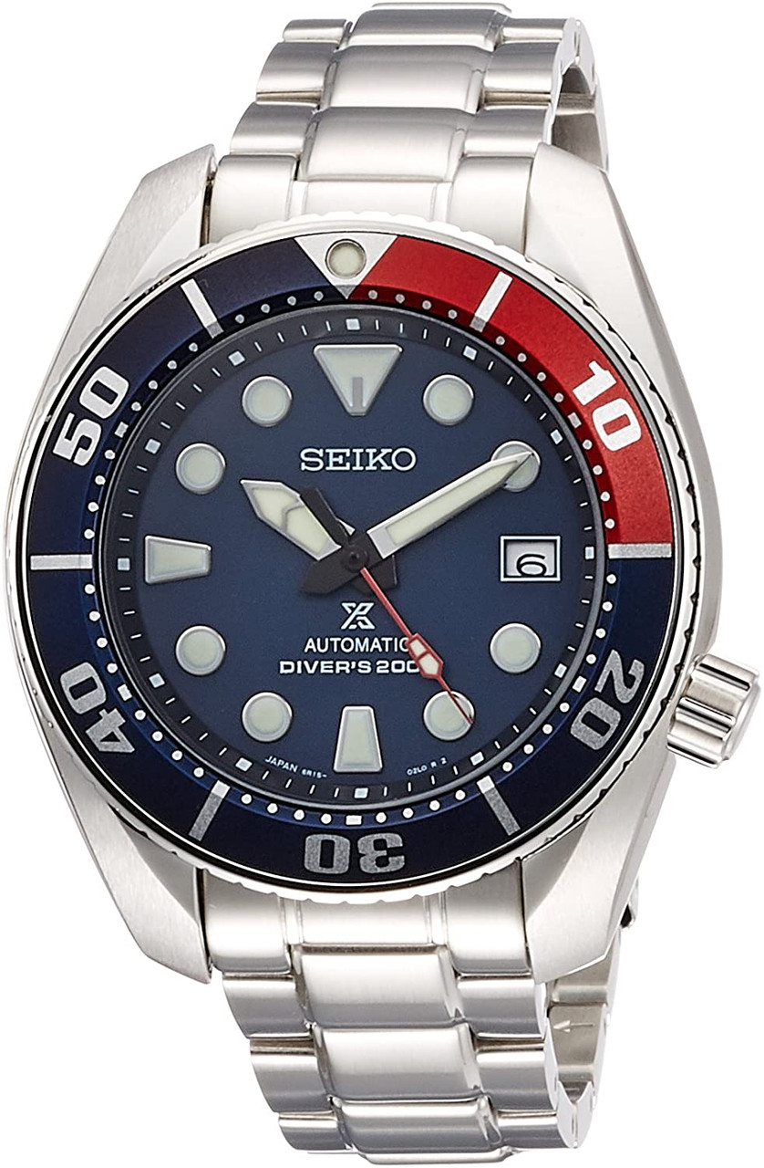 Seiko Prospex Scuba Diver 200m Sumo Pepsi SBDC057 - Shopping In
