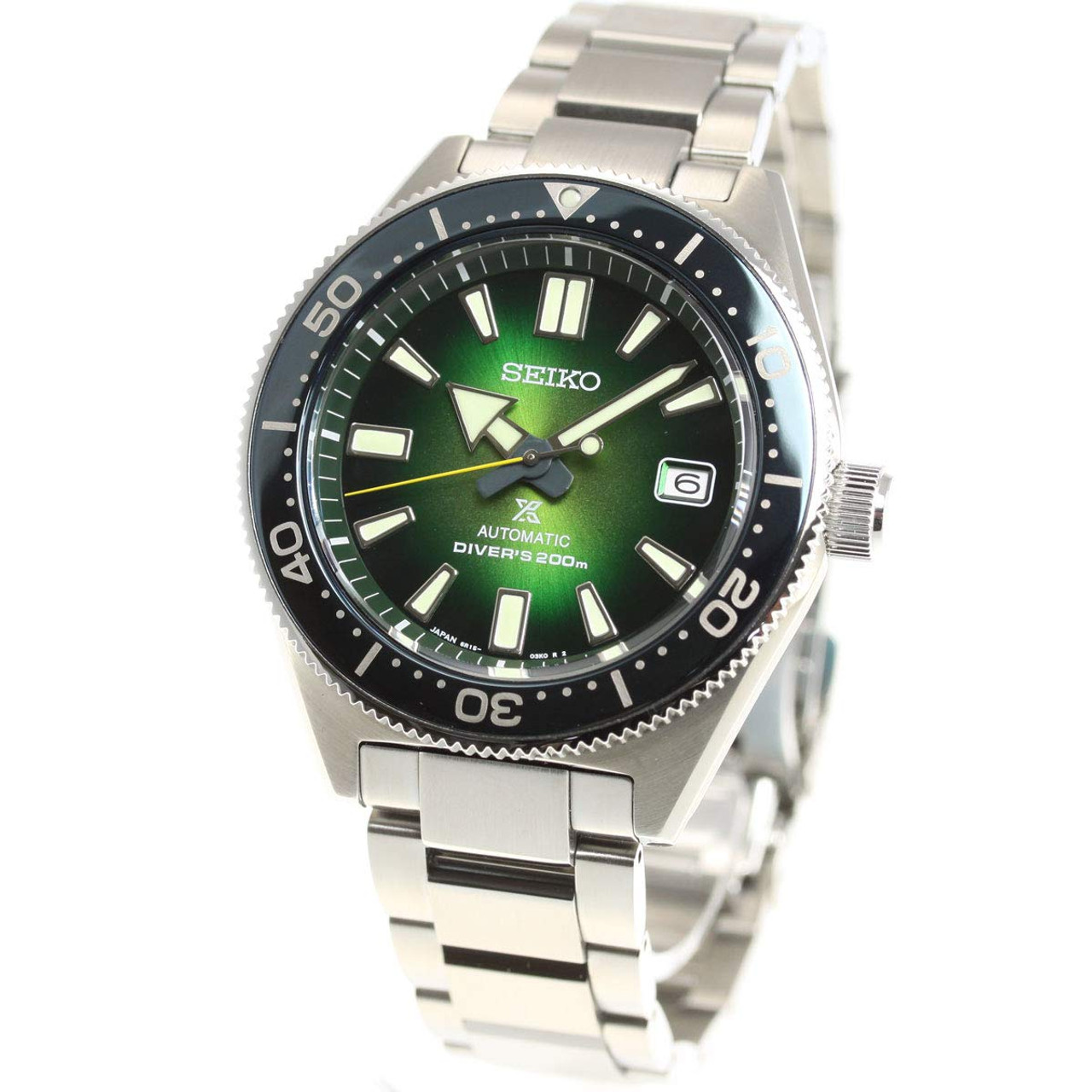 seiko divers watch green