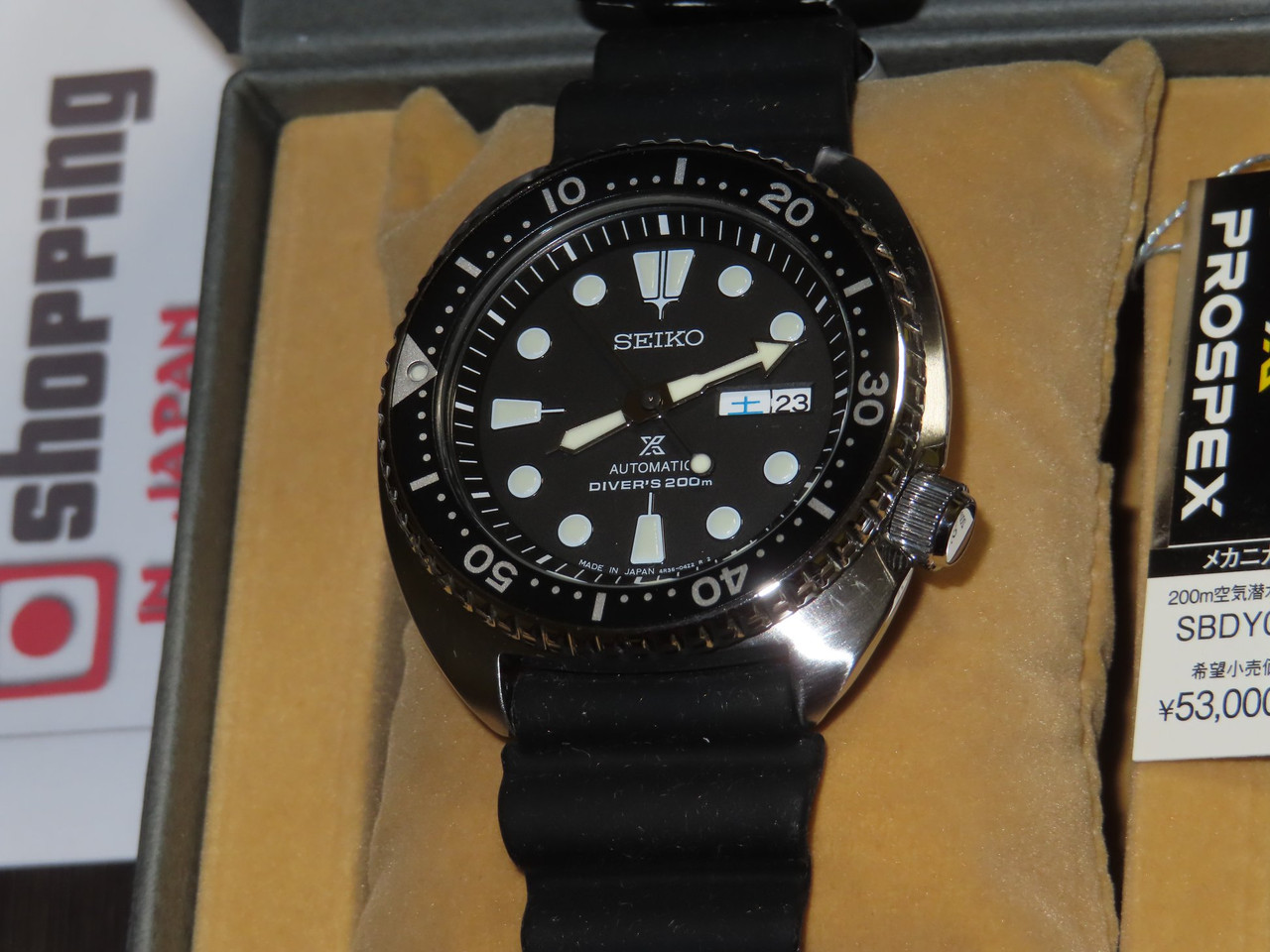 Seiko Prospex Turtle 3rd Generation SBDY015 Japan Made with Kanji