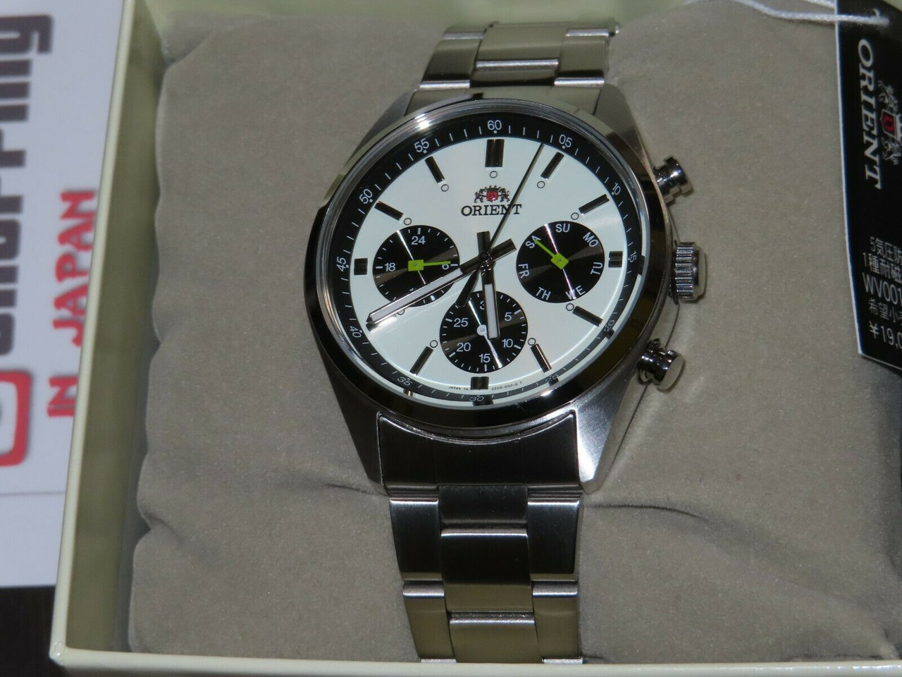 ORIENT WV0011UZ Neo70´s PANDA クロノグラフ-