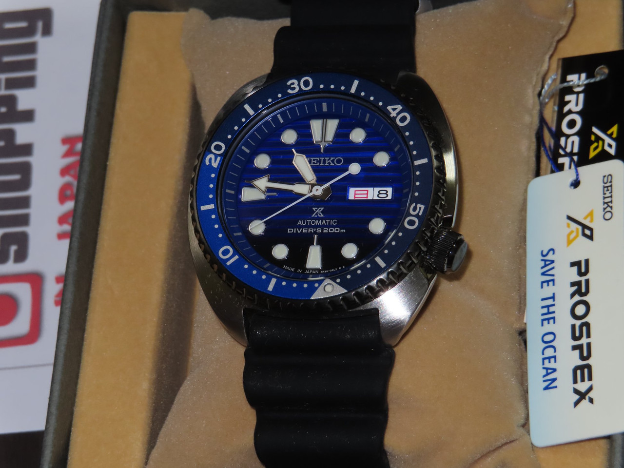 Seiko Turtle Save The Ocean SBDY021 (Japan Made Kanji)