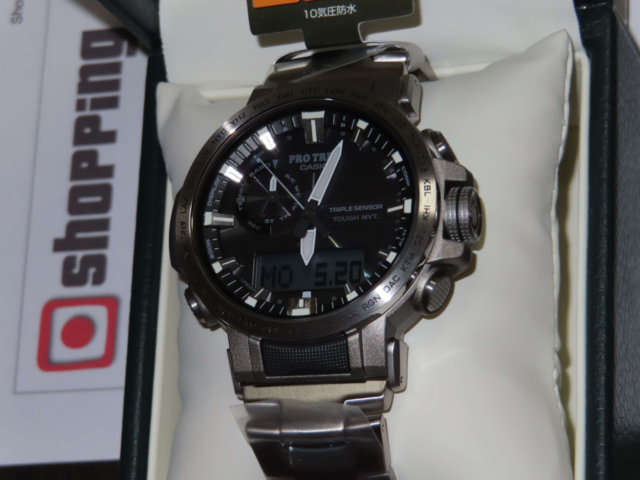 Casio Pro Trek PRW60T-7A / PRW-60T-7A / PRW-60T-7AER Titanium