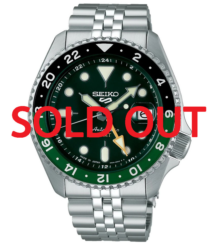 SEIKO 5 sports SKX GMT SBSC019 グリーン SSK035K1 | SBSC019 | Seiko SKX Green GMT