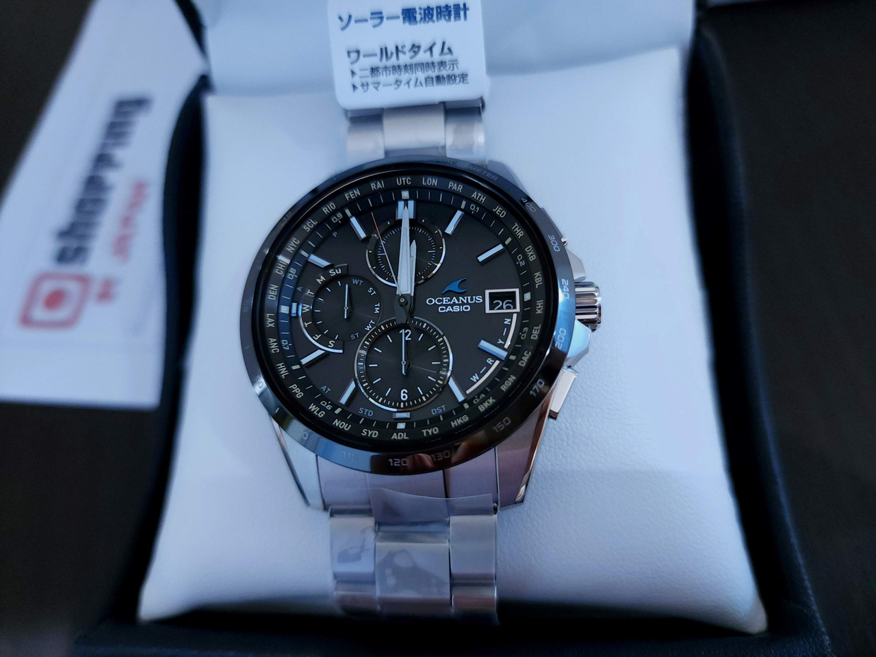 CASIO OCEANUS  OCW−T2600−1AJF OCW-T2600J-1AJF Casio Oceanus T2600 series