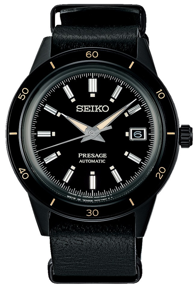 SEIKOセイコー Presage プレサージュ自動巻ブラック　SARY215 SRPH95J1 | SARY215 | Seiko Style 60s