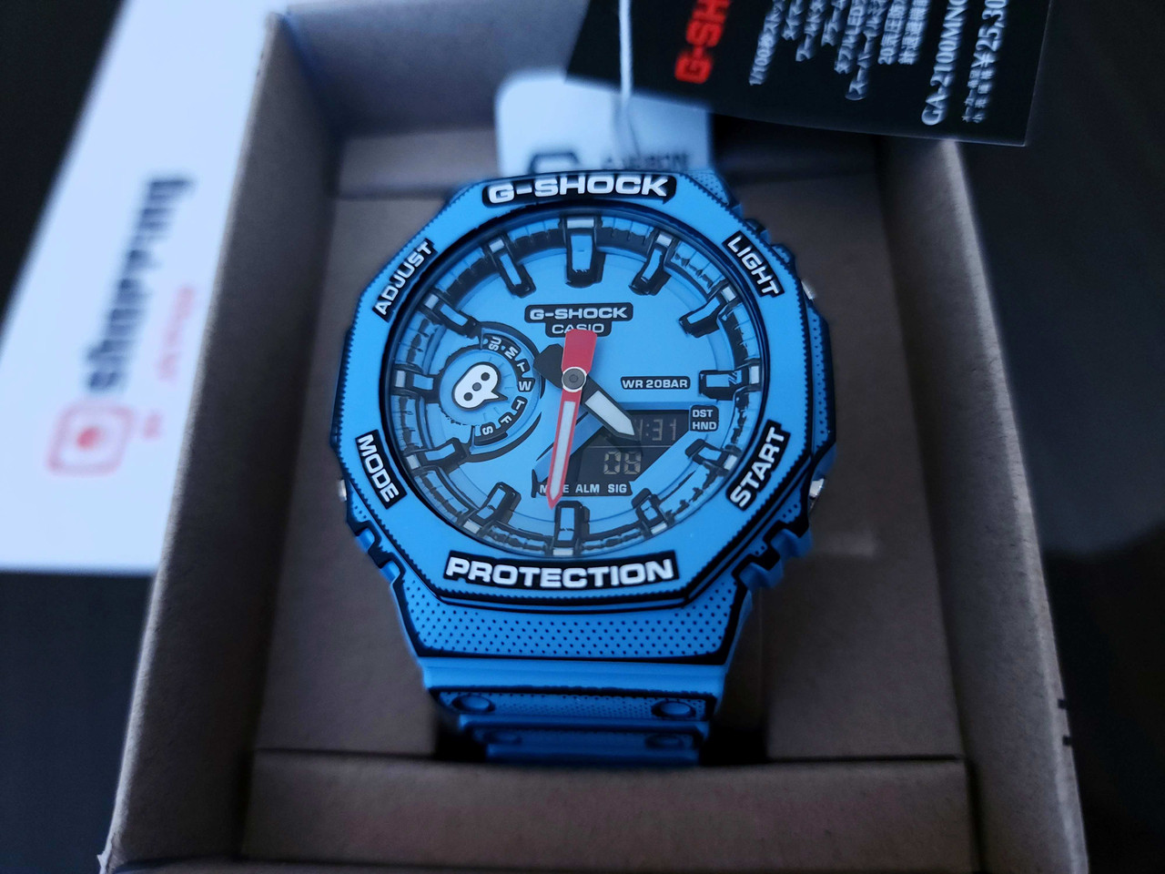 G-Shock Manga Theme Series Blue GA-2100MNG-2AJR