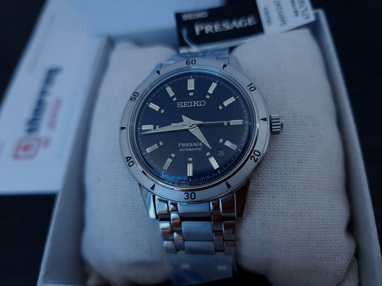 Seiko Presage Blue Navy Style 60s SRPL07 | SARY247 (JDM)