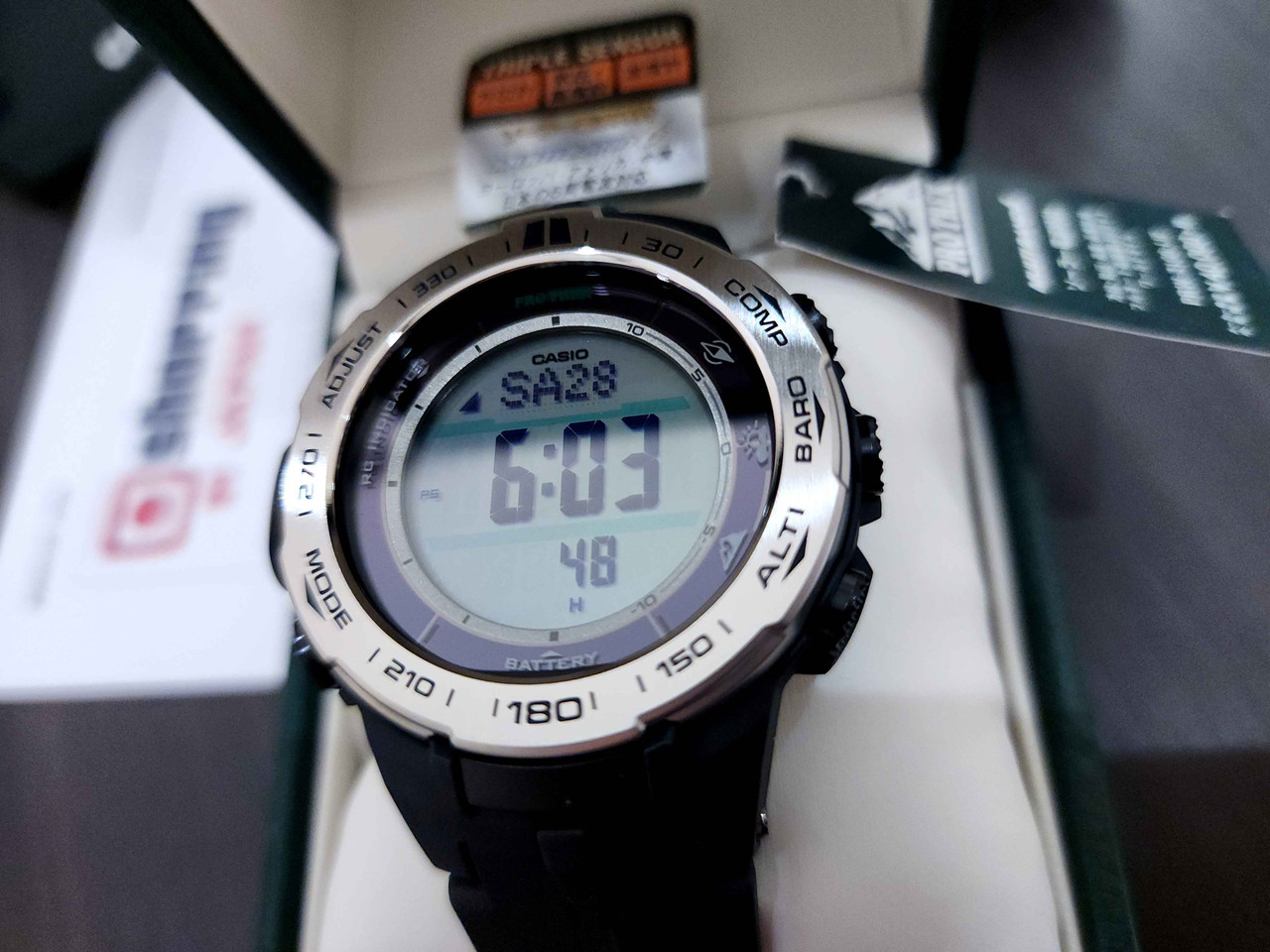 HOT爆買いCASIO　プロトレック　腕時計　PRW-3100-1JF　ソーラー電波 時計