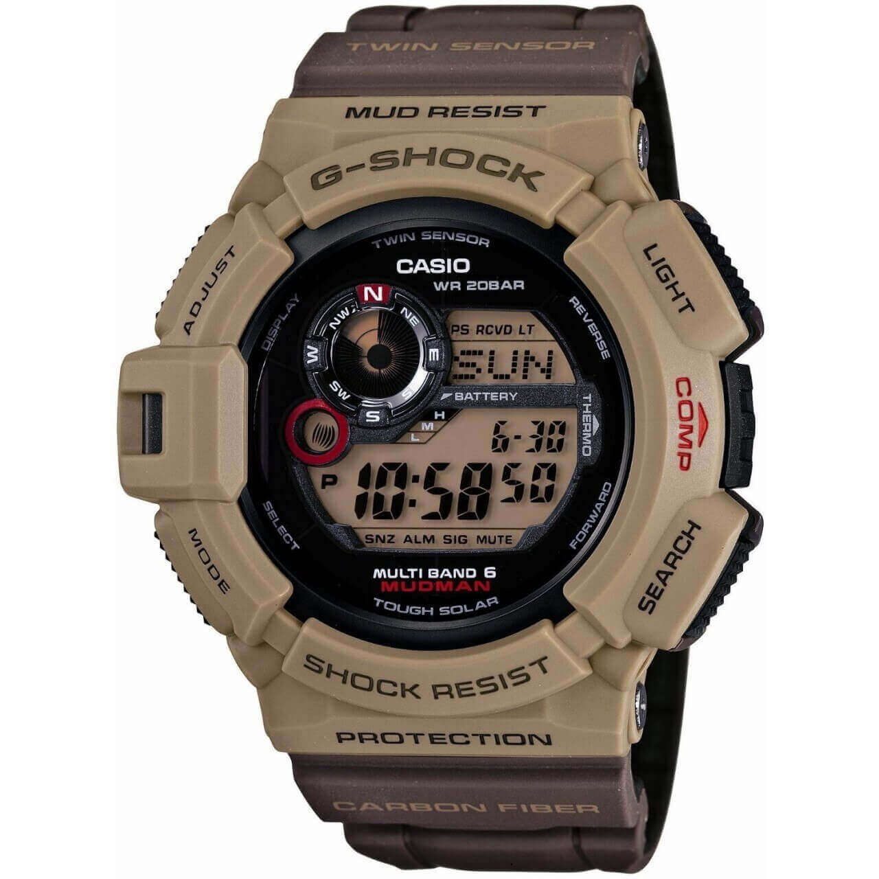 Casio Mudman GW-9300ER-5JF Men in Military Colors - Shopping In