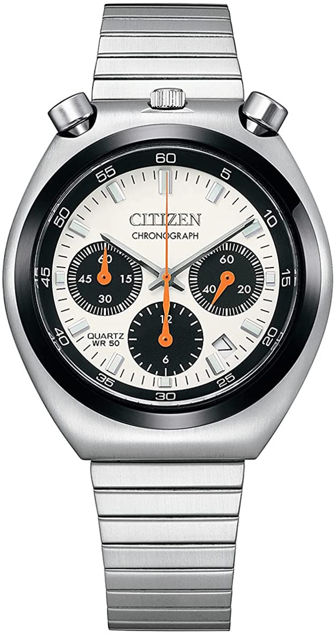 Citizen Bullhead Panda Reissue Tsuno Chrono AN3660-81A