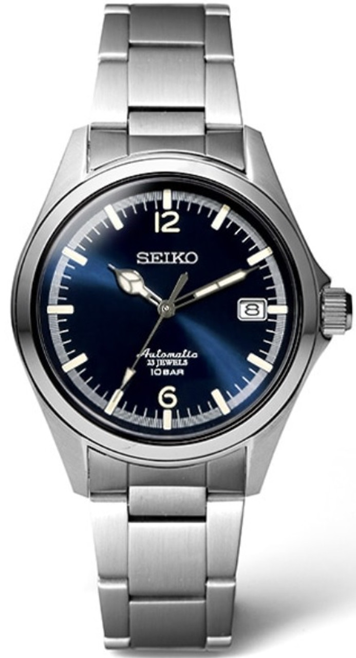 Seiko TiCTAC Navy Blue Sunburst Japan Limited SZSB028