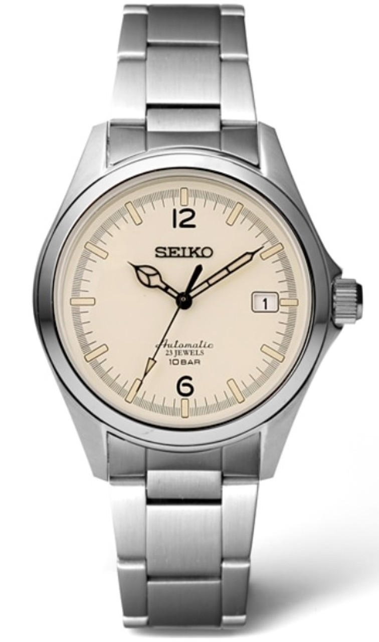 [極美品] SEIKO x TICTAC SZSB032アルピニスト アイボリー Seiko TiCTAC Ivory Dial 40th Anniversary SZSB032 - Shopping In