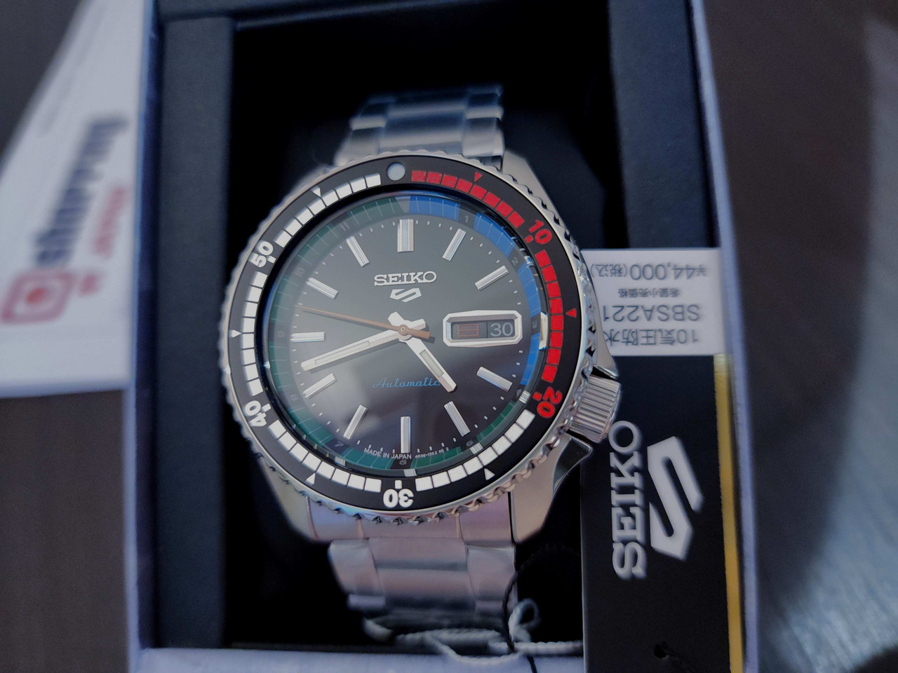 Seiko 5 Regatta Retro SBSA221 (Japan Made version Kanji)