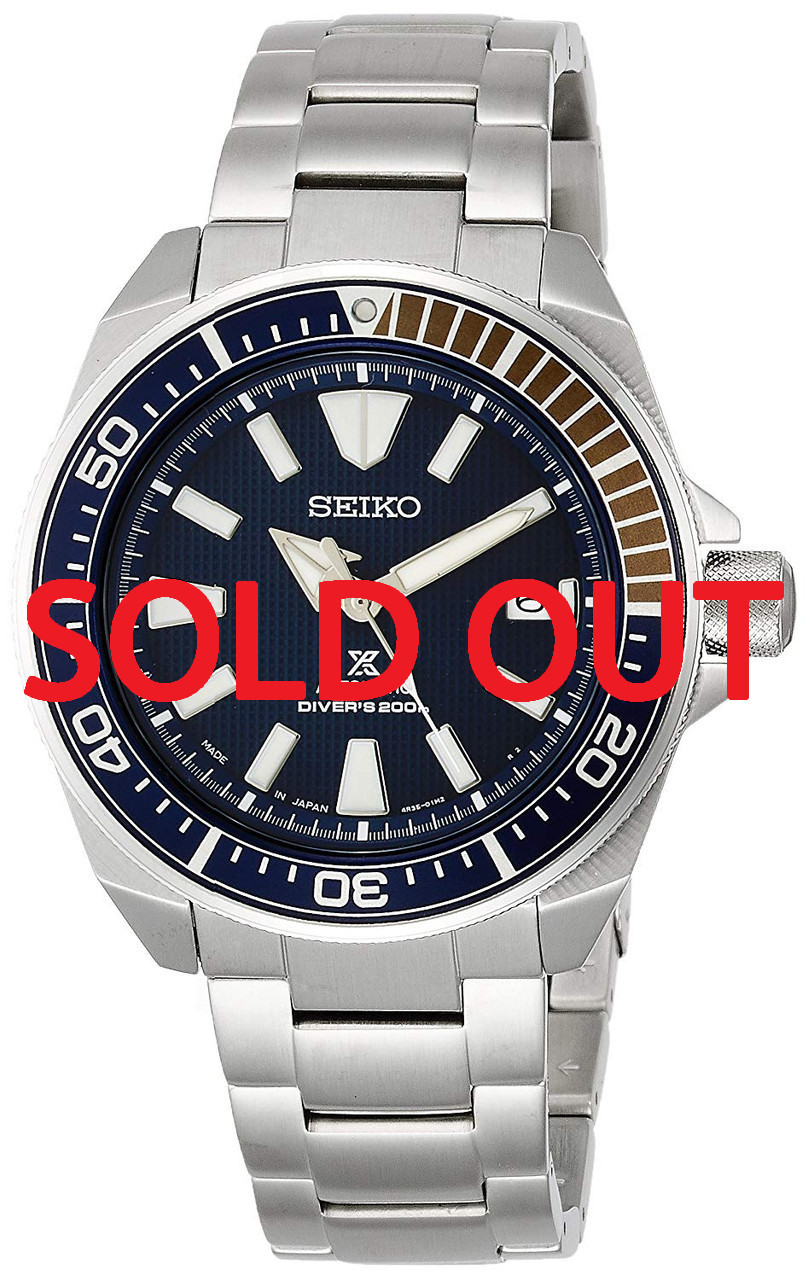 時計 SEIKO PROSPEX SAMURAI 4R35-01VO SBDY007 Seiko Prospex Diver Samurai Blue 4R35-01V0 SBDY007 Mens