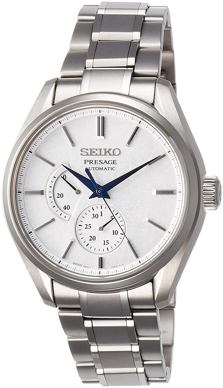 Seiko Presage Snowflake White Dial SARW041