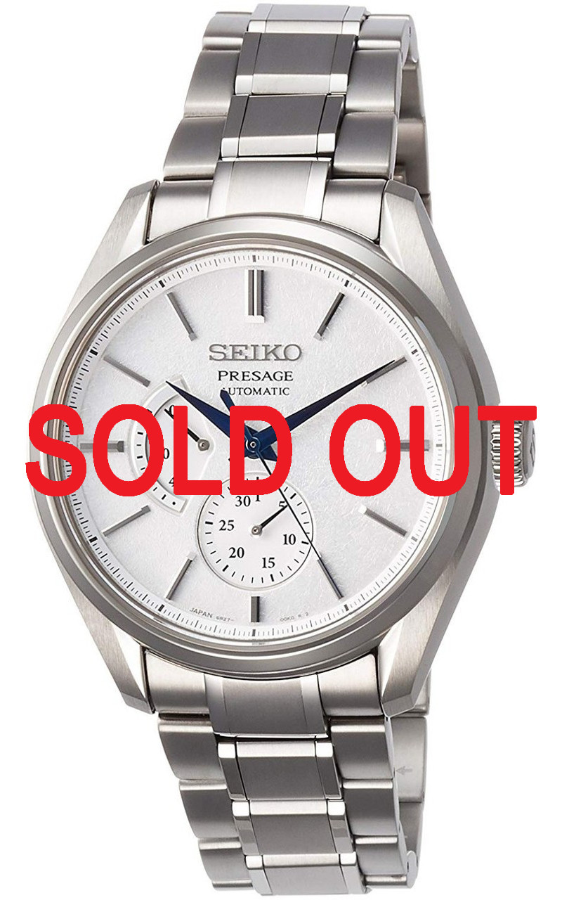 Seiko Presage Snowflake White Dial SARW041