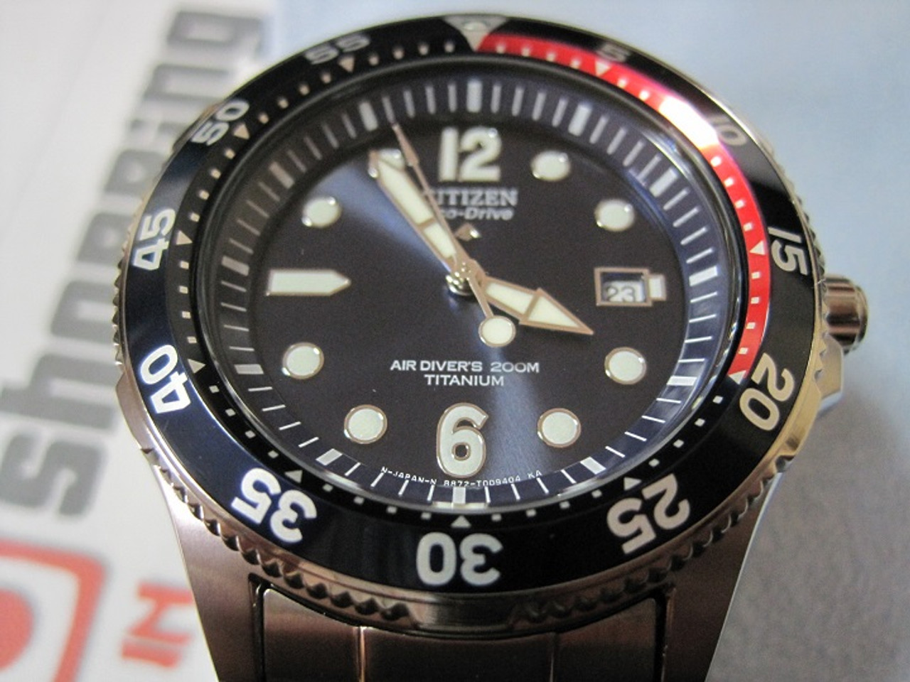 citizen air diver 200m titanium