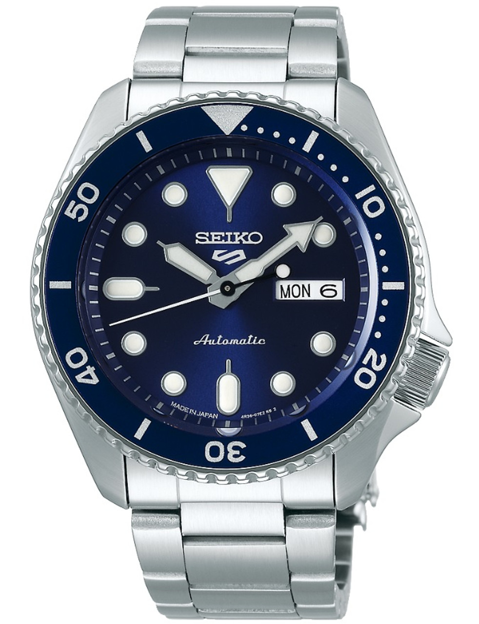 Seiko 5 Sports Blue SBSA001 (Japan Made version Kanji)