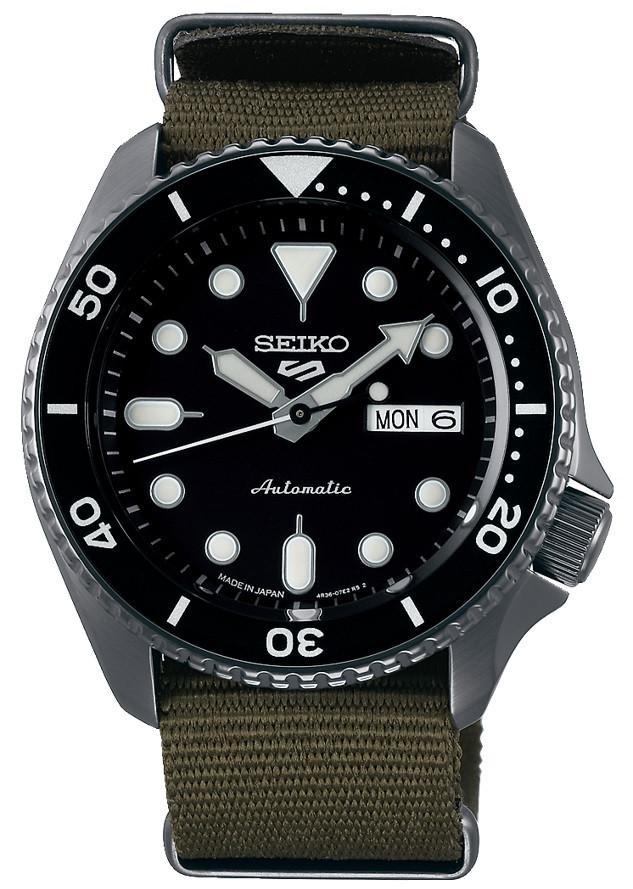 SRPD65K4 | SBSA023 | Seiko 5 Sports Green Nato