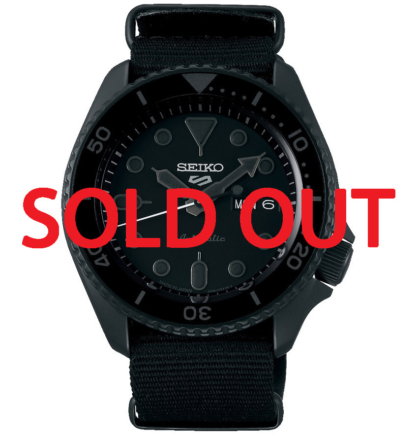 Seiko 5 Sports Black SRPD79 | SBSA025 (JDM version with Kanji)