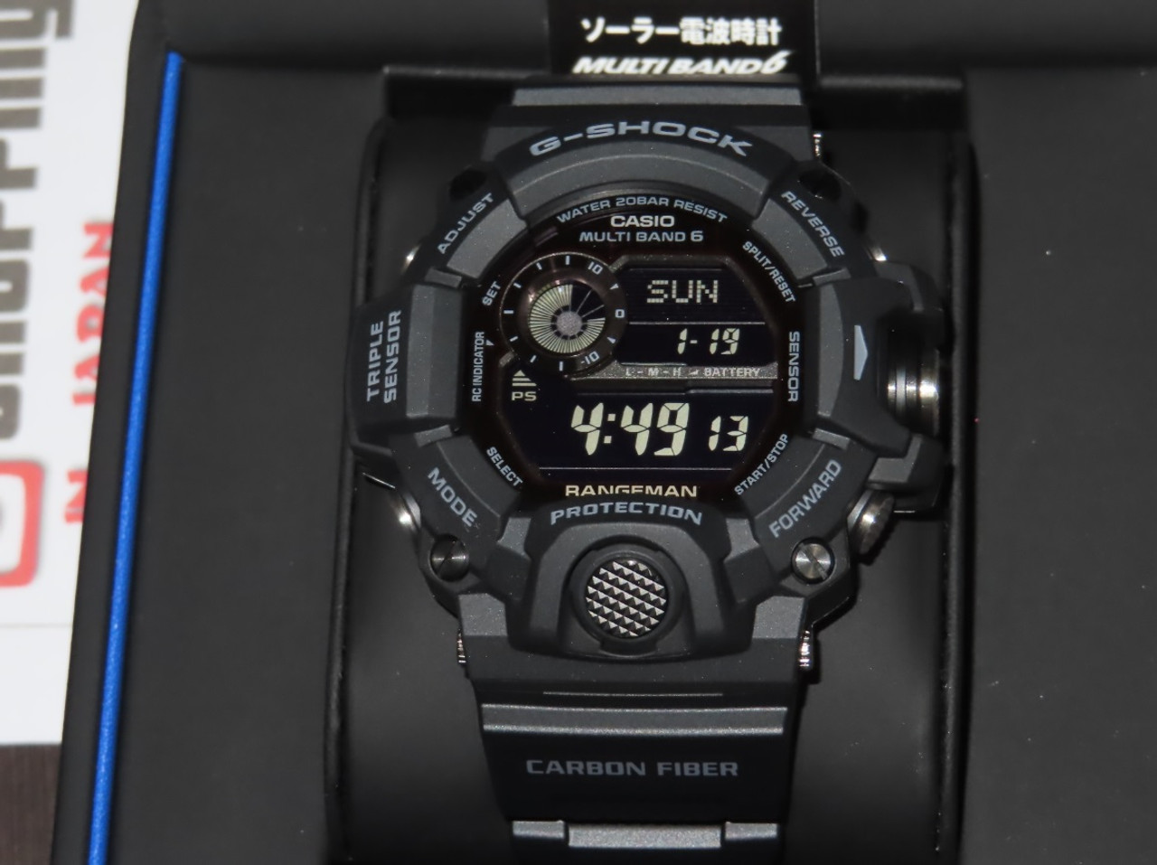 カシオ G-SHOCK レンジマン ブラックアウト GW-9400J-1BJF-