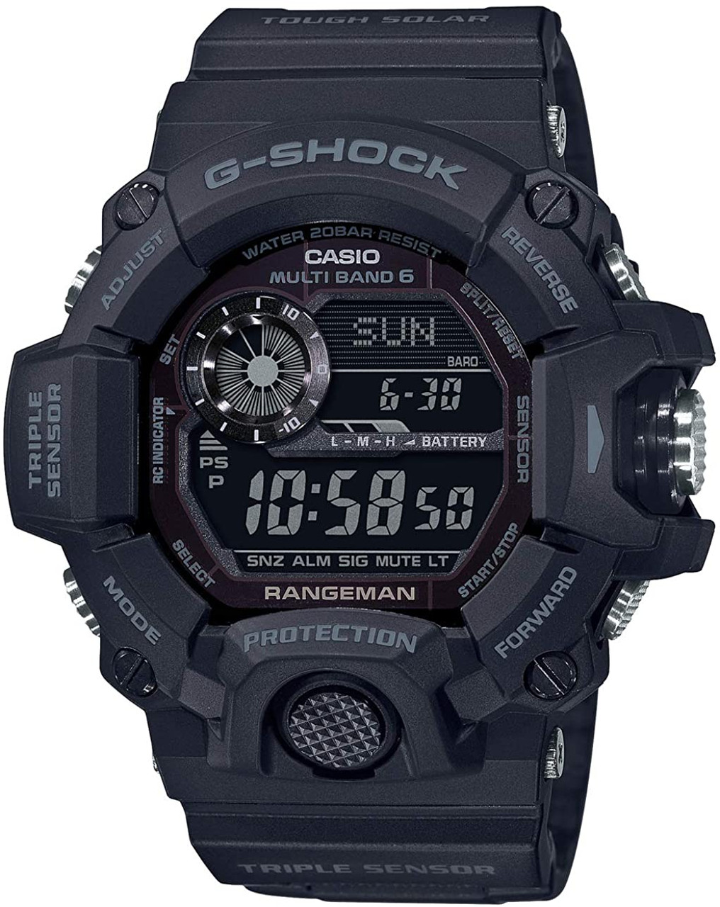 Casio Rangeman GW-9400J-1BJF Black Out Carbon