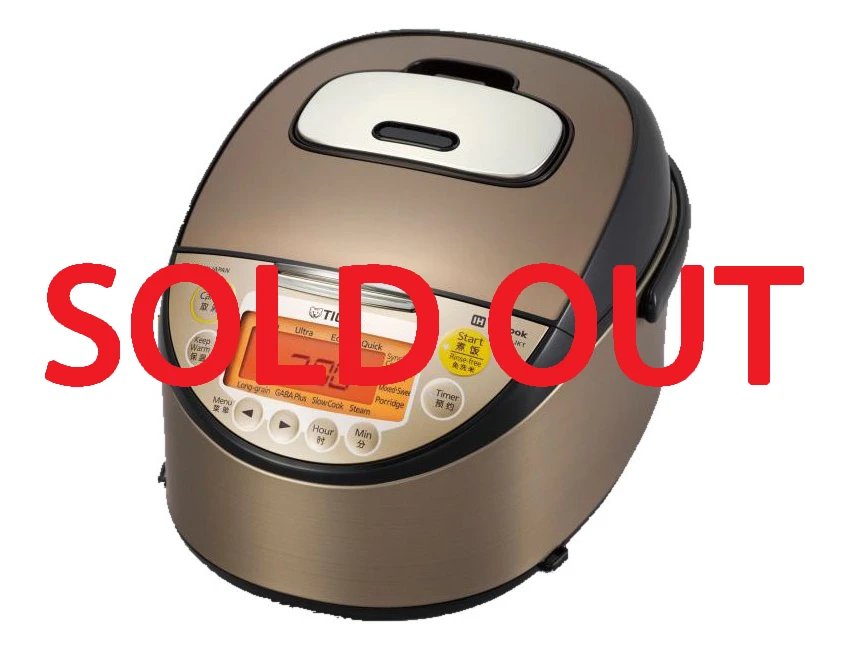 Tiger IH Rice Cooker Tacook 220v 5.5 Cups JKT-W10W