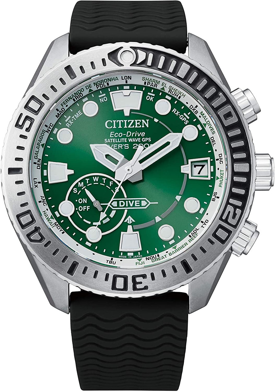 千 Citizen Promaster Satellite Wave GPS Diver CC5001-00W - Shopping