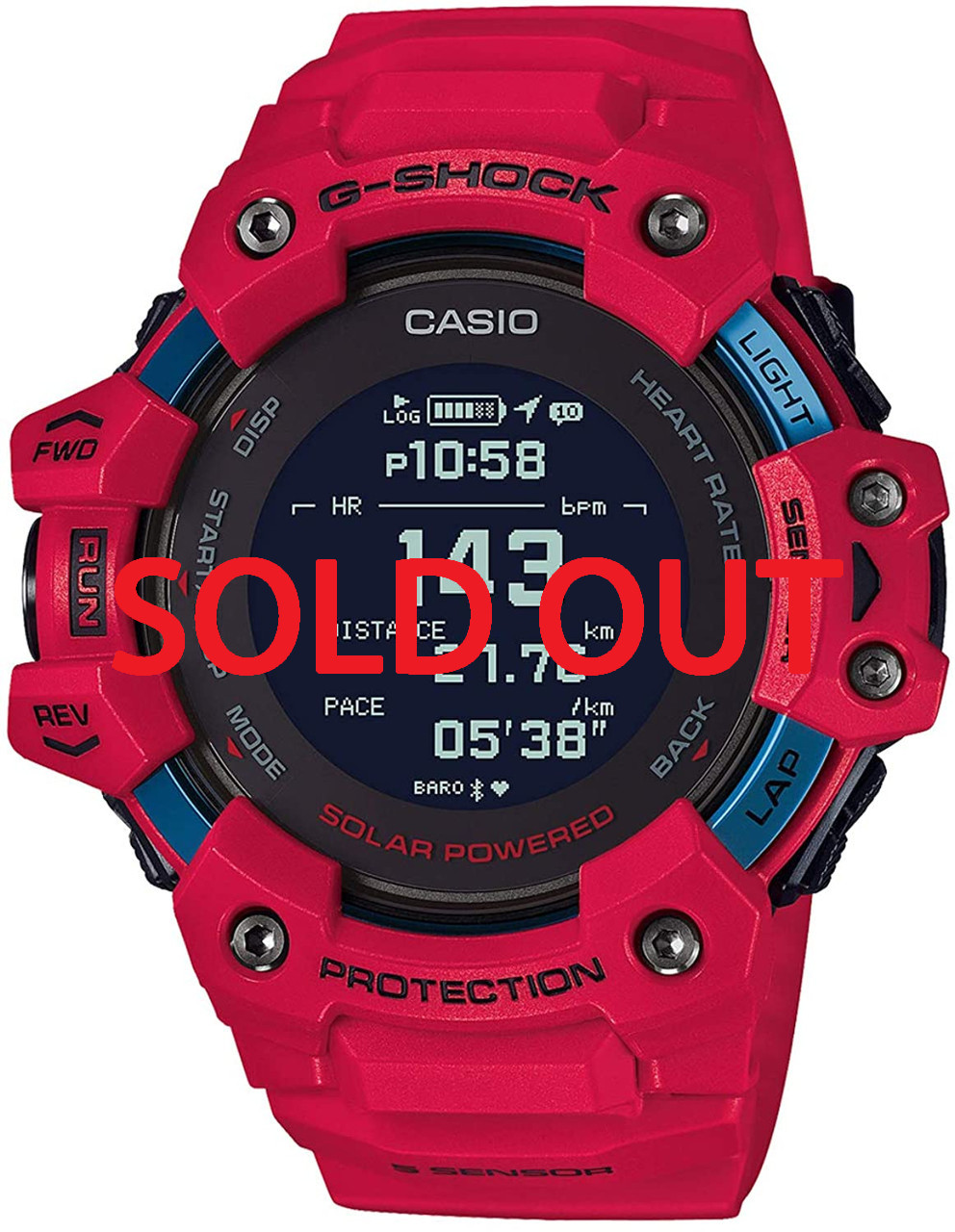 GBD-H1000-4ER | GBD-H1000-4 | G-Shock Heart Monitor G-SQUAD