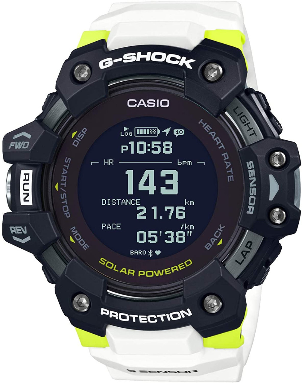 Casio G-SQUAD Heart Rate Monitor GBD-H1000-1A7JR
