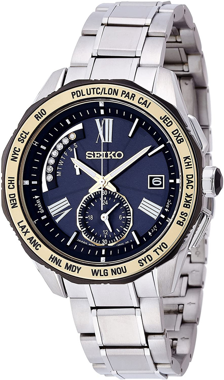 Seiko Brightz Solar Radio Controlled SAGA186