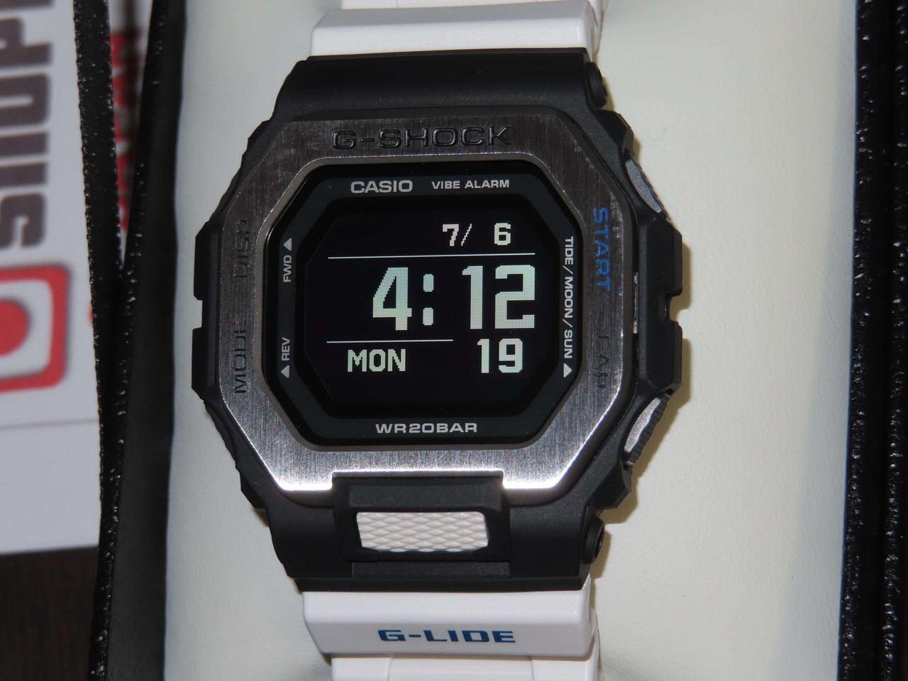 Casio G-lide Surfing Watch GBX-100-7JF White