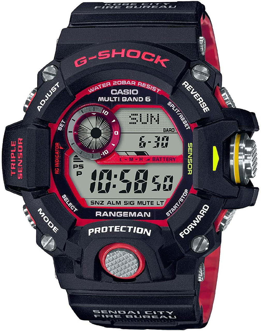 GW-9400NFST-1AJR Kobe & Sendai Fire Bureau Rangeman G-Shock