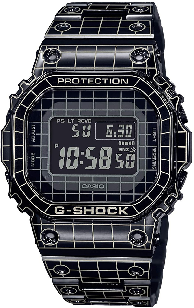 G-Shock Tron Laser Grid Pattern GMW-B5000CS-1JR