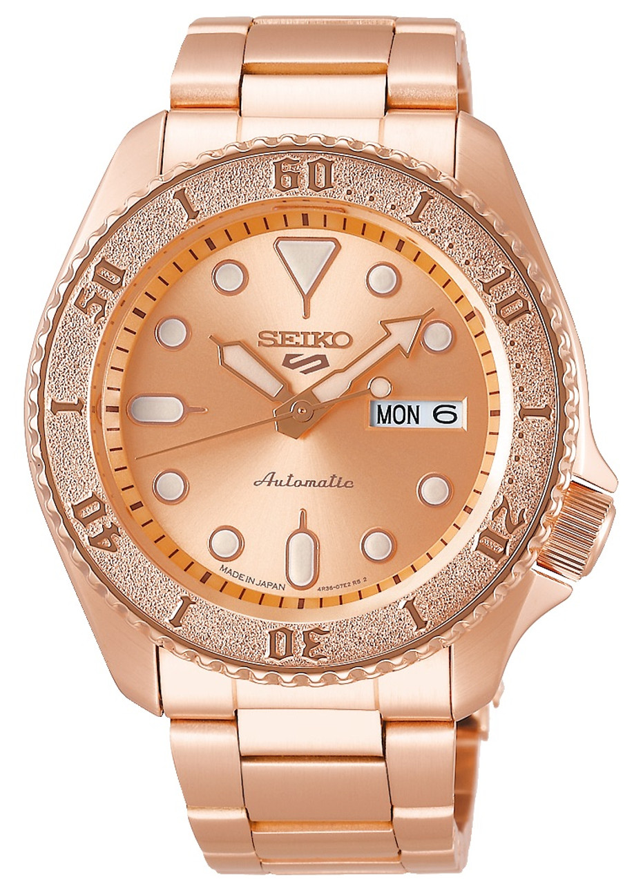 Seiko 5 Sports Rose Gold SRPE72 / SBSA064 (Japan Kanji)