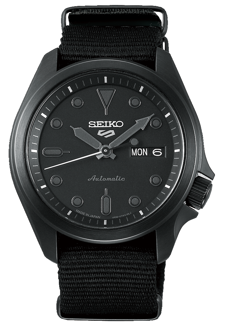 Seiko 5 Sports Automatic Black Japan Version SBSA059
