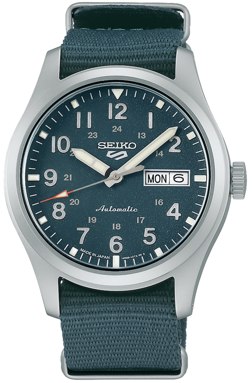 Seiko 5 Military Field Blue Gray SBSA115 (Japan version)