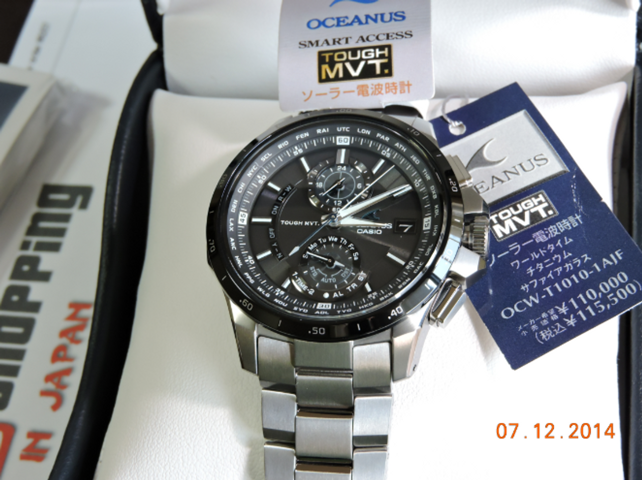 CASIO カシオ OCＷ-T1010 OCEANUS 腕時計(アナログ