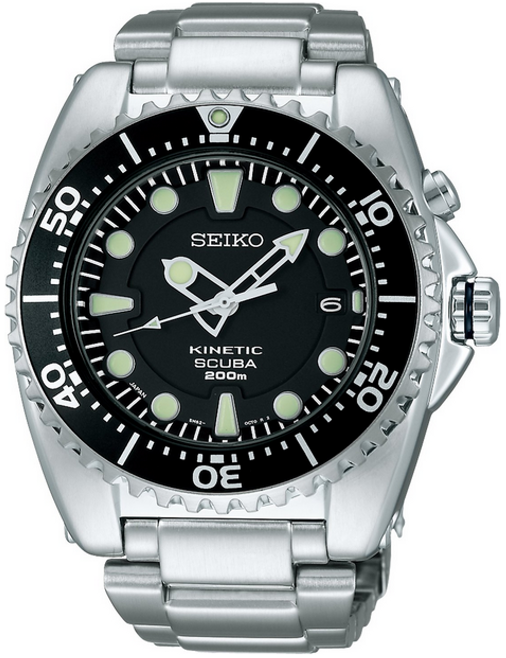 seiko kinetic divers watch