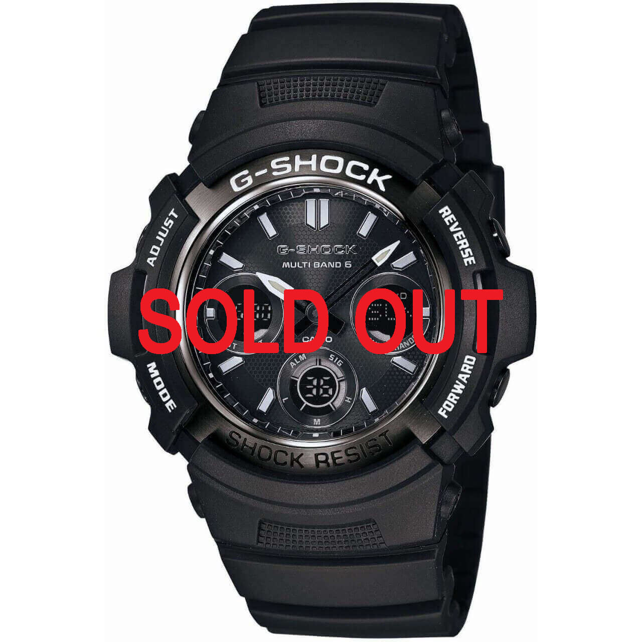 G-Shock Garish Black AWG-M100BW-1AJF