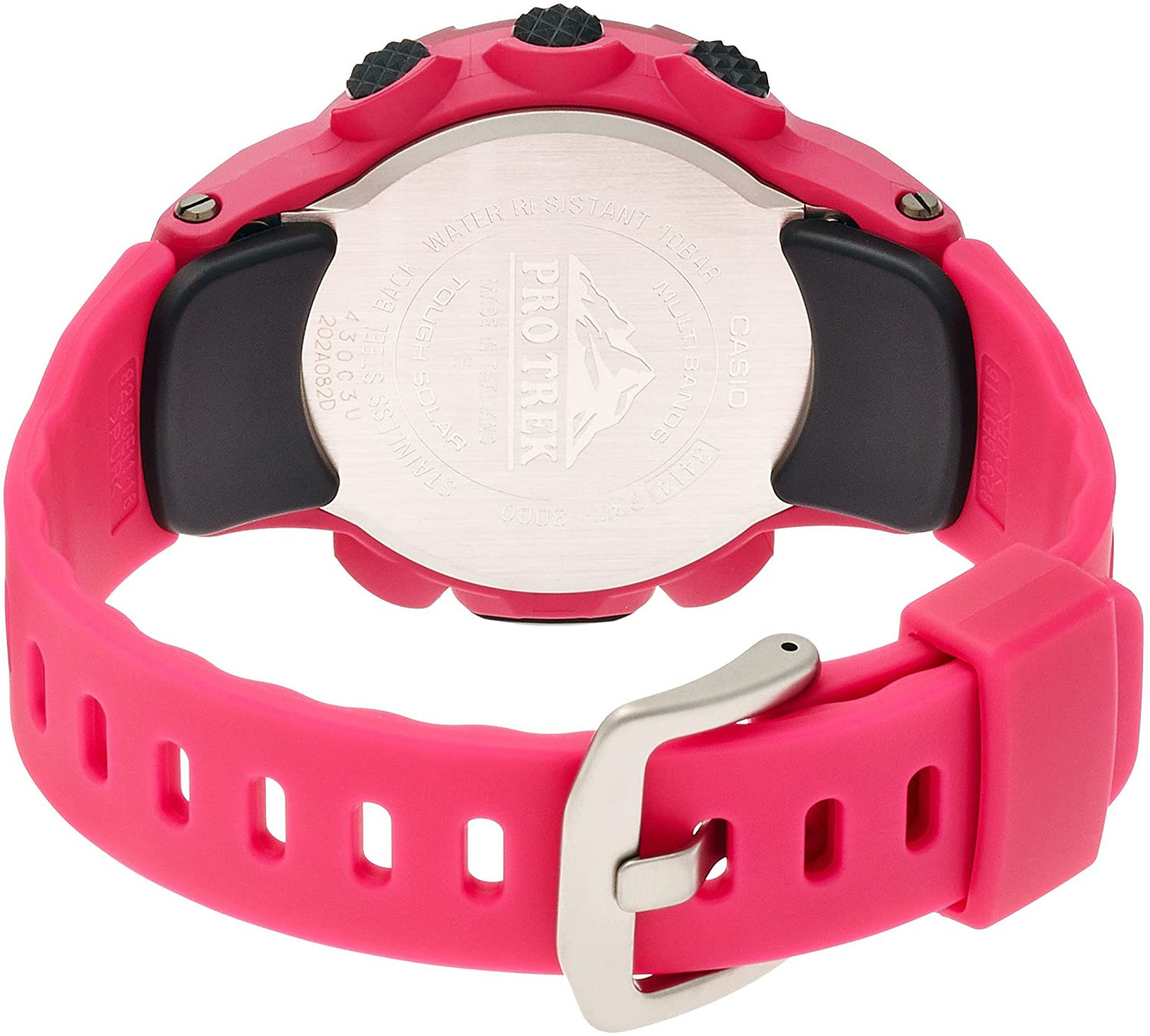 Casio Pro Trek Pink Radio Triple Sensor PRW-3000-4BJF