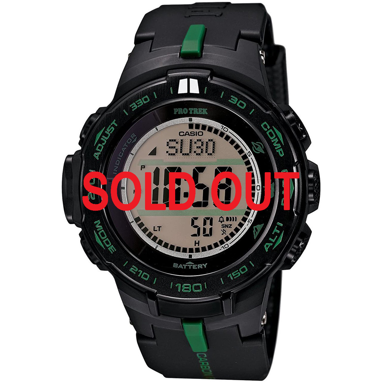 Casio Pro Trek RM Series Carbon Band PRW-S3100-1JF