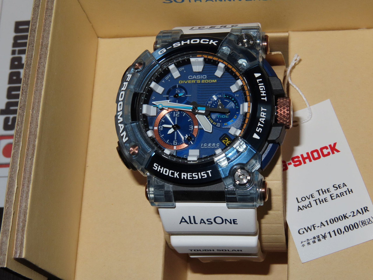 新品 GWF-A1000K-2AJR G-SHOCK イルクジ フロッグマン www ...