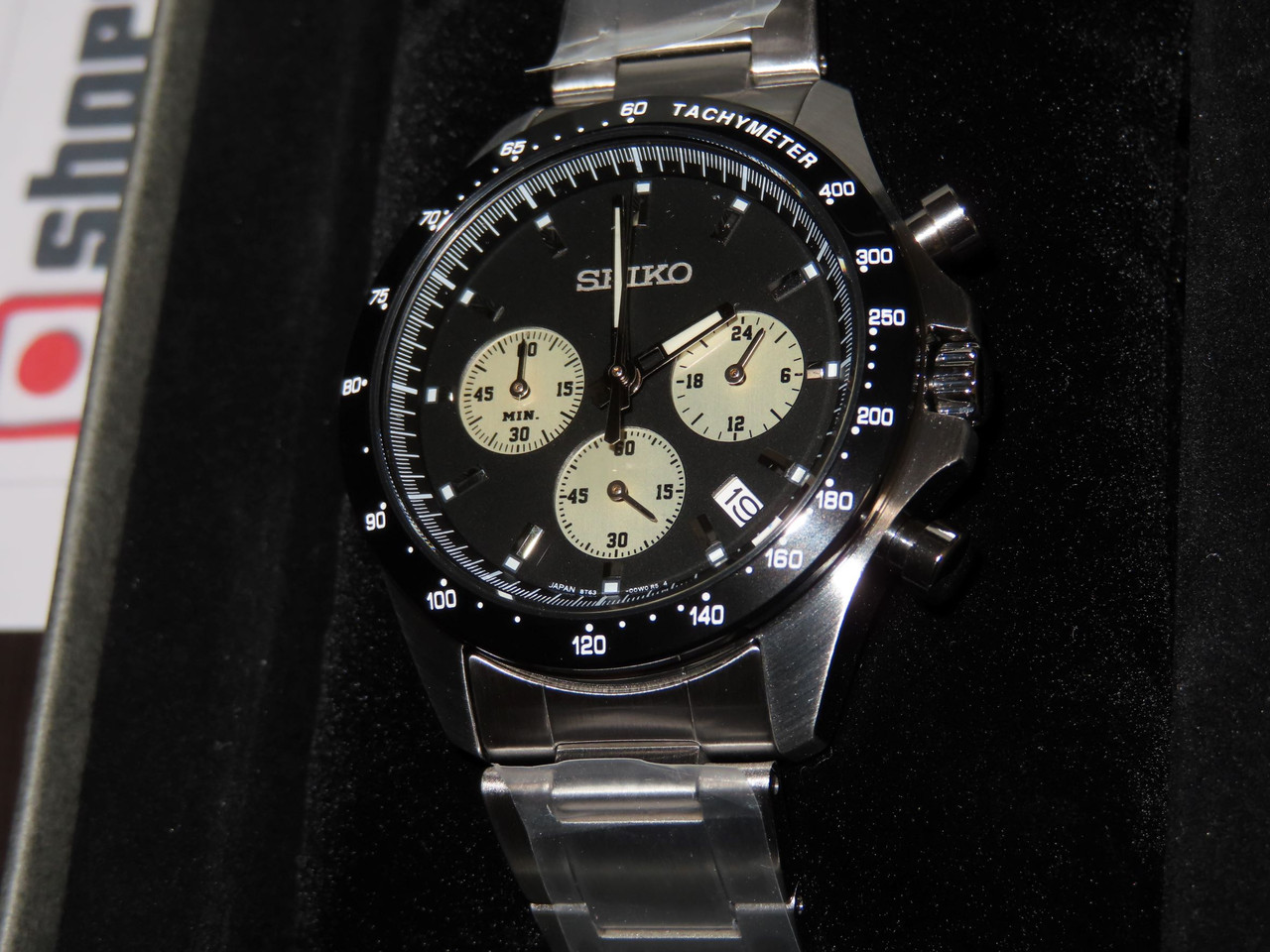 12-85] SEIKO セイコー Chronograph クロノグラフ 7T92-0BR0 腕時計 